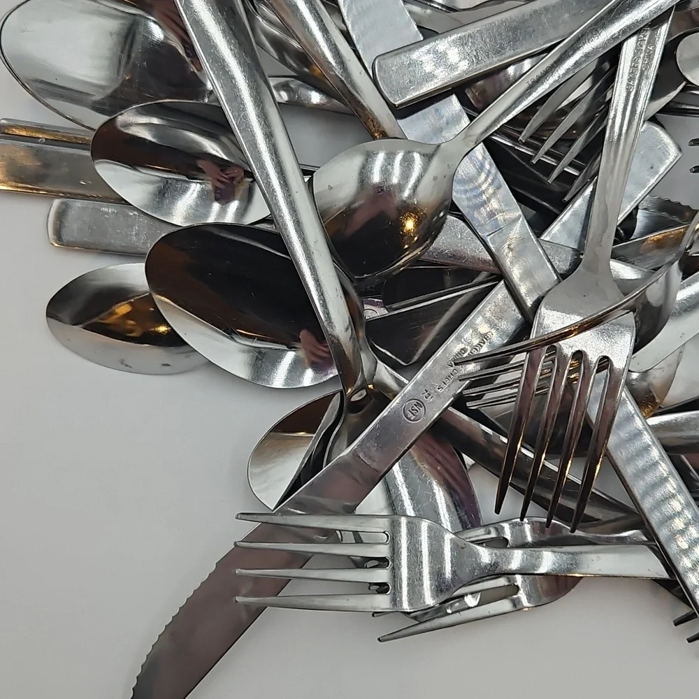 5 lb. Silverware Variety Stainless Steel Cutlery Lot Random